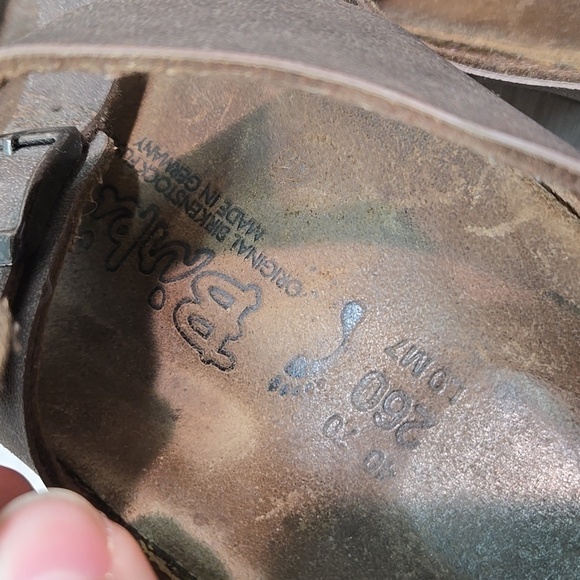 Birkis By Birkenstock Women Ankle Strap Brown Sandals Shoes Sz 40/9 Narrow - Picture 8 of 11